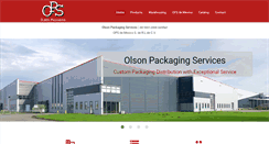 Desktop Screenshot of olsonpackaging.com