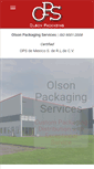 Mobile Screenshot of olsonpackaging.com